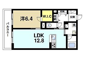 奈良県奈良市学園北1丁目（賃貸マンション1LDK・2階・50.59㎡） その1