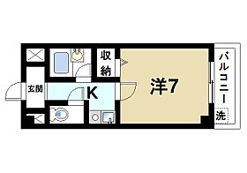 奈良県奈良市西木辻町（賃貸マンション1K・3階・21.96㎡） その2