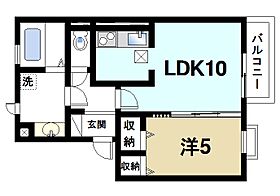 奈良県奈良市押熊町（賃貸アパート1LDK・1階・40.43㎡） その2