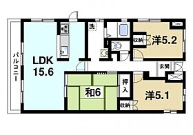 奈良県奈良市富雄元町3丁目（賃貸マンション3LDK・2階・64.03㎡） その2