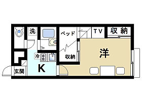 奈良県生駒市中菜畑2丁目1070-1（賃貸アパート1K・2階・23.18㎡） その2