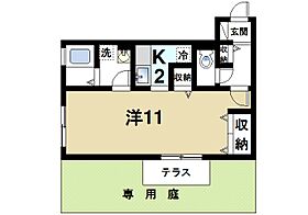 エイトキューブA  ｜ 京都府木津川市吐師松葉（賃貸アパート1K・1階・34.72㎡） その2