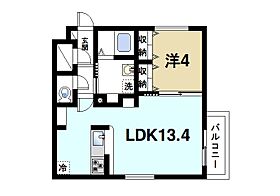 奈良県奈良市南城戸町（賃貸マンション1LDK・2階・43.14㎡） その2