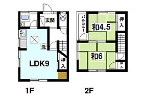 奈良県生駒市中菜畑2丁目（賃貸テラスハウス2LDK・1階・47.40㎡） その2