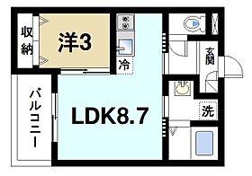 仮称ジーメゾン奈良エルカーサ  ｜ 奈良県奈良市法蓮町（賃貸アパート1LDK・1階・29.48㎡） その2