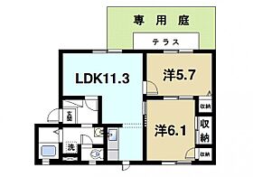 フォーレス宮古  ｜ 奈良県磯城郡田原本町大字宮古（賃貸アパート2LDK・1階・51.87㎡） その2