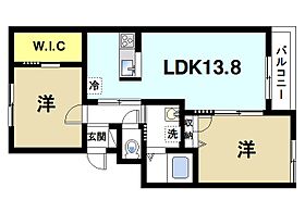 ハニー・コナ  ｜ 奈良県天理市二階堂上ノ庄町（賃貸アパート2LDK・2階・60.25㎡） その2