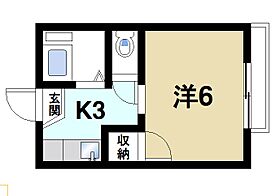 メゾン河合B  ｜ 奈良県奈良市南半田西町（賃貸アパート1R・1階・17.71㎡） その2