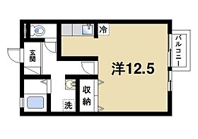 奈良県奈良市西大寺芝町1丁目（賃貸アパート1R・1階・33.62㎡） その2