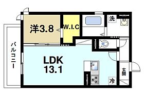 奈良県奈良市藤ノ木台1丁目（賃貸アパート1LDK・3階・42.79㎡） その2