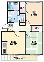 マンションニューハマ3Ａ 301 ｜ 和歌山県海南市日方1289-179（賃貸アパート2LDK・3階・52.10㎡） その2