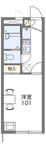 レオパレスセジュール 206｜和歌山県海南市名高(賃貸アパート1K・2階・19.87㎡)の写真 その2