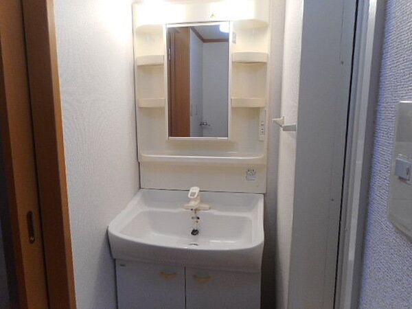 画像6:ゆったりとスペースのある洗面所