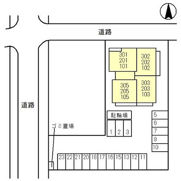 グランディオーソ重根 201｜和歌山県海南市重根西2丁目(賃貸アパート1LDK・2階・53.26㎡)の写真 その3