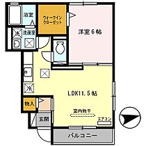 ルーチェモルト 107 ｜ 和歌山県和歌山市田尻201-1（賃貸アパート1LDK・2階・43.24㎡） その2