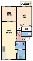 プレミール高松 203 ｜ 和歌山県和歌山市東高松2丁目8-32（賃貸アパート2LDK・2階・41.64㎡） その2