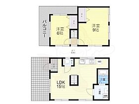 TC布市町  ｜ 大阪府東大阪市布市町１丁目（賃貸一戸建2LDK・1階・61.56㎡） その2