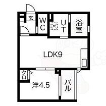 大阪府東大阪市瓢箪山町（賃貸アパート1LDK・1階・32.89㎡） その2