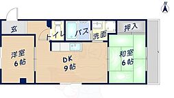 M'プラザ菱江 2LDKの間取図画像