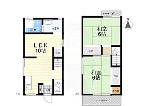 新池島町1丁目戸建  ｜ 大阪府東大阪市新池島町１丁目（賃貸一戸建2LDK・1階・53.88㎡） その2