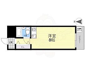 大阪府東大阪市西鴻池町１丁目（賃貸マンション1R・4階・18.15㎡） その2