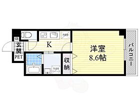 大阪府東大阪市荒本北２丁目6番10号（賃貸マンション1K・5階・28.02㎡） その2