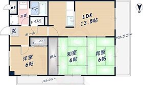 大阪府東大阪市日下町４丁目3番15号（賃貸マンション3LDK・3階・66.30㎡） その2