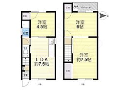🉐敷金礼金0円！🉐横小路町1丁目戸建