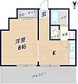 東花園コーポ4階4.8万円