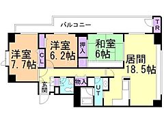 物件の間取り