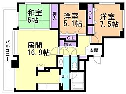ヴィルヌーブ円山表参道 13階