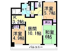 物件の間取り