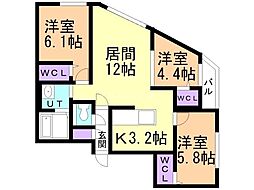 間取図画像 3LDK