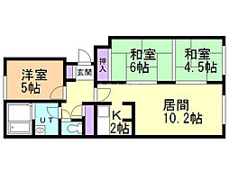 サンギャラリーハイツ山鼻 2階