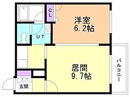 間取図画像 1LDK