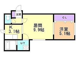 間取図画像 1LDK
