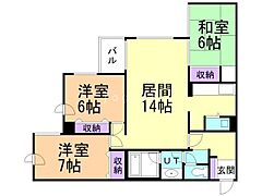 物件の間取り