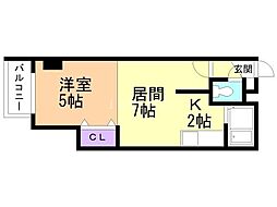 間取図画像 1LDK