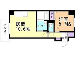 間取図画像 1LDK
