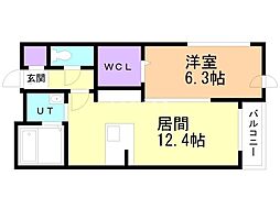 間取図画像 1LDK