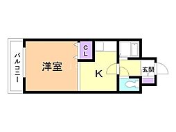 間取図画像 1DK