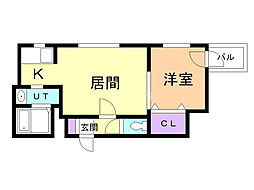 間取図画像 1LDK