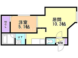 シャトーライフ近代美術館前1 1階