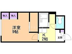 レオパレスセントラル南4条A 2階