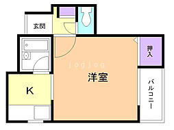 間取図画像 ワンルーム