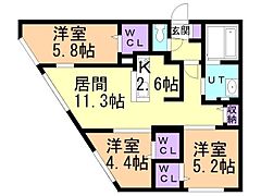 物件の間取り