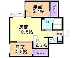 JR函館本線 桑園駅 徒歩9分 2階/-