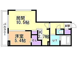 間取図画像 1LDK