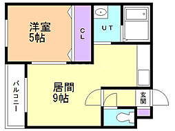 間取図画像 1LDK