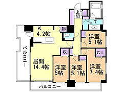 物件の間取り